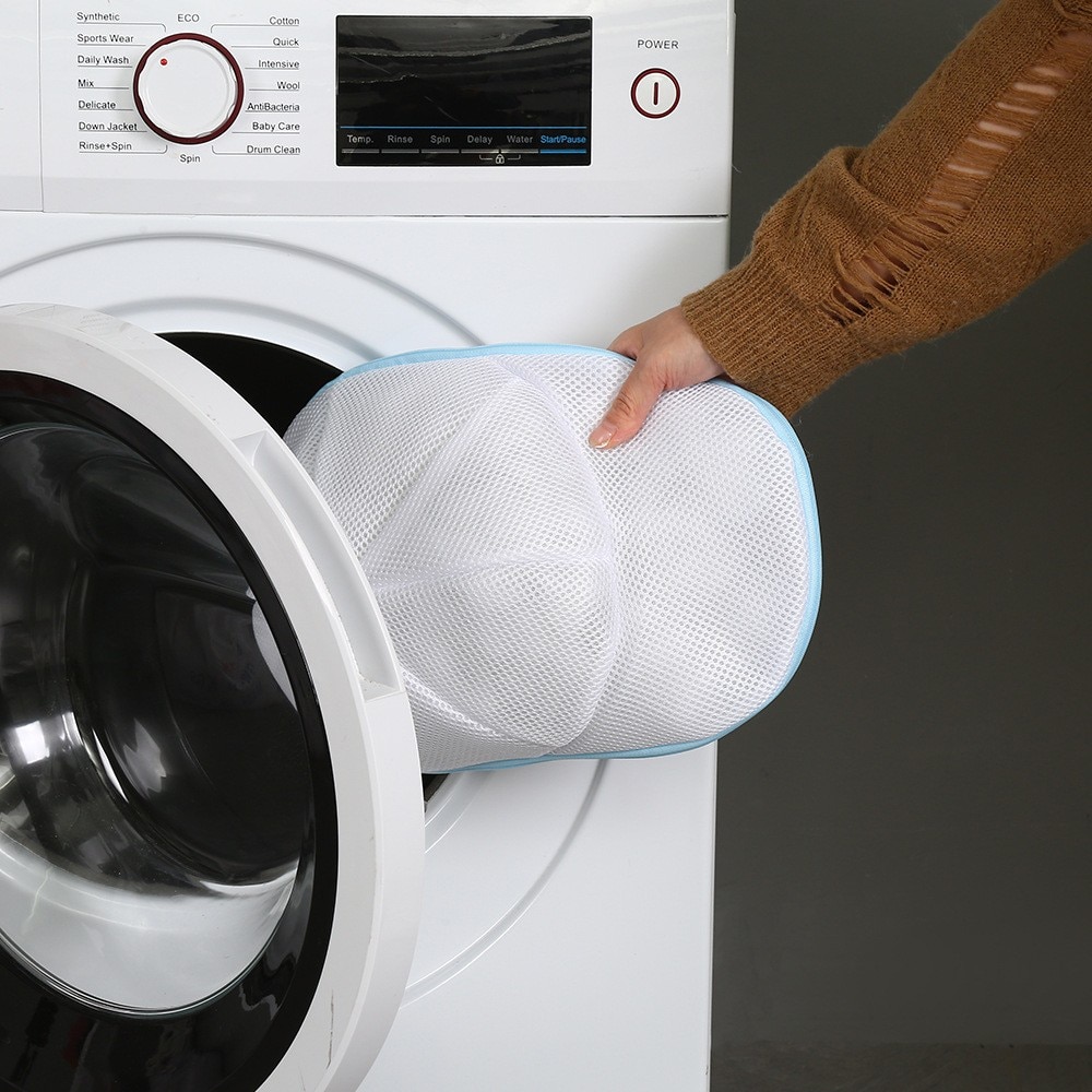 Husa de Spalare Sapca, pentru Masina de Spalat, din Poliester, Circumferinta 53 cm, cu Fermoar, cu S