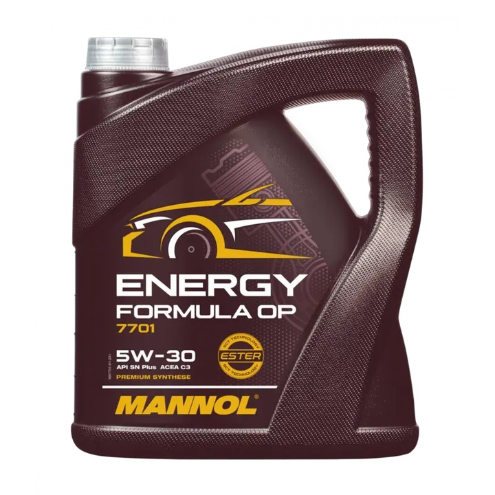 Ulei Motor MANNOL Energy Formula OP 5W-30 - 4 litri, Sintetic cu Ester (GM dexos2, Low SAPS)