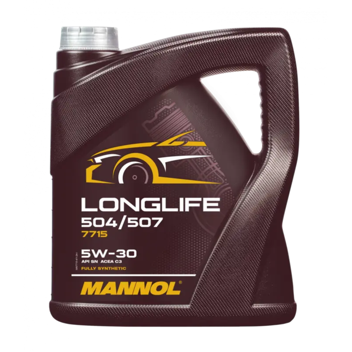 Ulei motor Mannol 5W30 504/507 4L aprobat VW Longlife