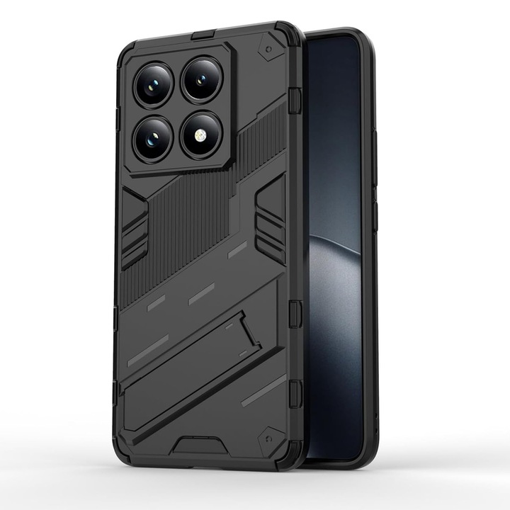 Husa protectie telefon, TREXORA, TPU/Policarbonat, Pentru Xiaomi 14T Pro, Negru