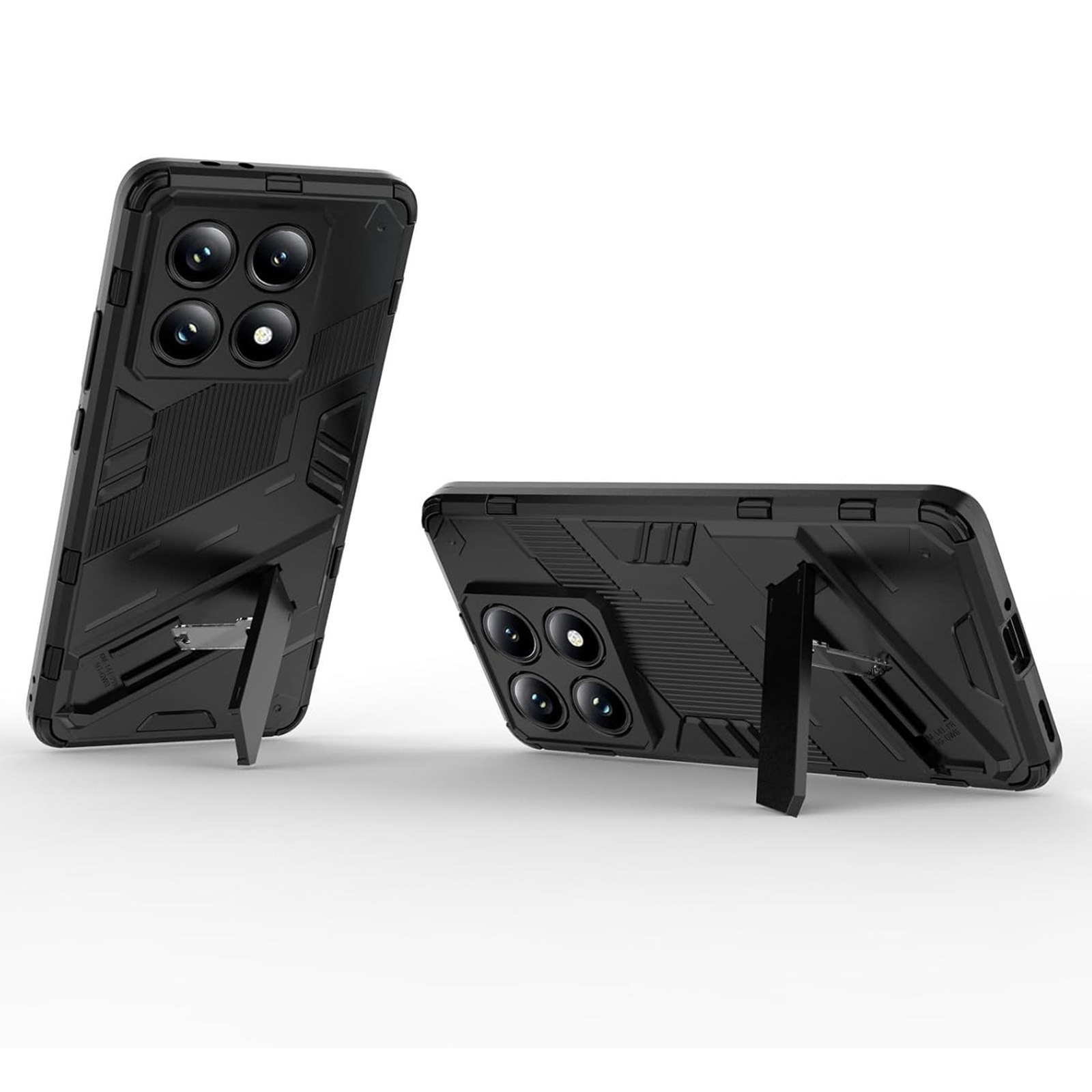 Husa protectie telefon, TREXORA, TPU/Policarbonat, Pentru Xiaomi 14T Pro, Negru
