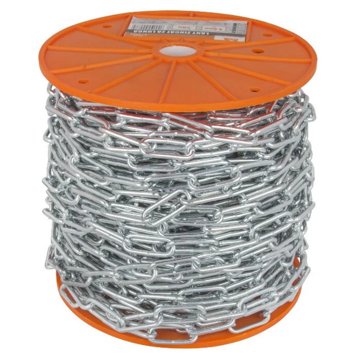 Lant Comercial Zincat Za Scurta - 100 m.l. 3 mm 100 m 3 mm