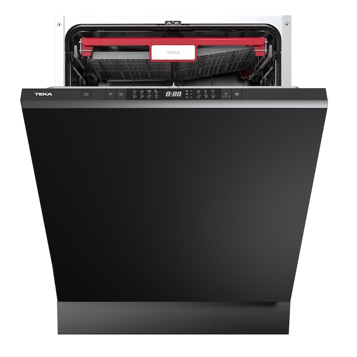 Съдомиялна Teka DFI 76960, напълно вградена, 14 комплекта, 8 програми за измиване, плъзгащи панти, инверторен двигател, 60 см, клас B