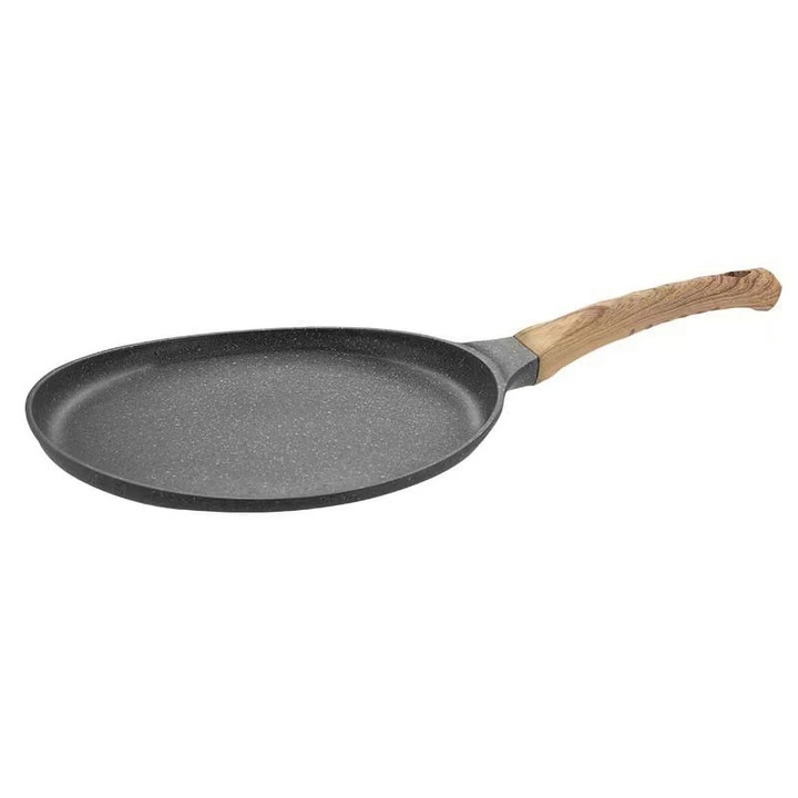 Tigaie 20" din Aluminiu cu Acoperire de Piatra, Multicolor, 22x4x22cm