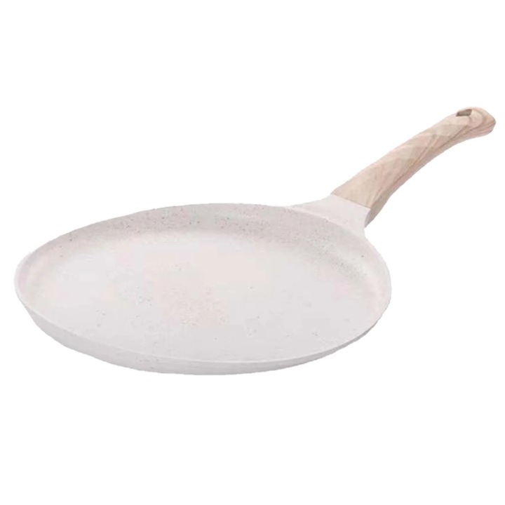 Тиган от алуминий Maifan, с каменно покритие, за палачинки и пържени яйца, многоцветен, 22x4x23 см