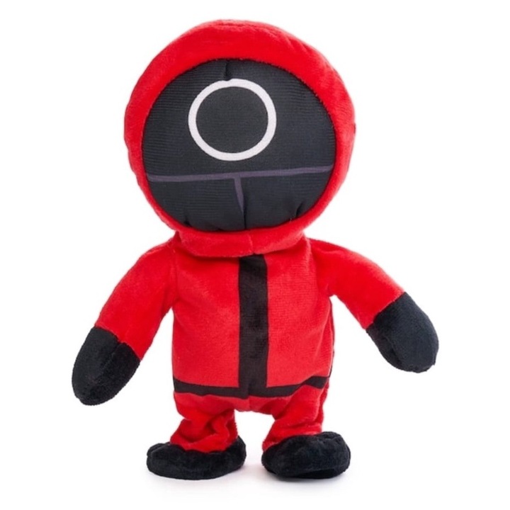 Papusa Squid Game cu baterii si lumini, merge si repeta cuvinte, 20 cm, AYDE, Cerc