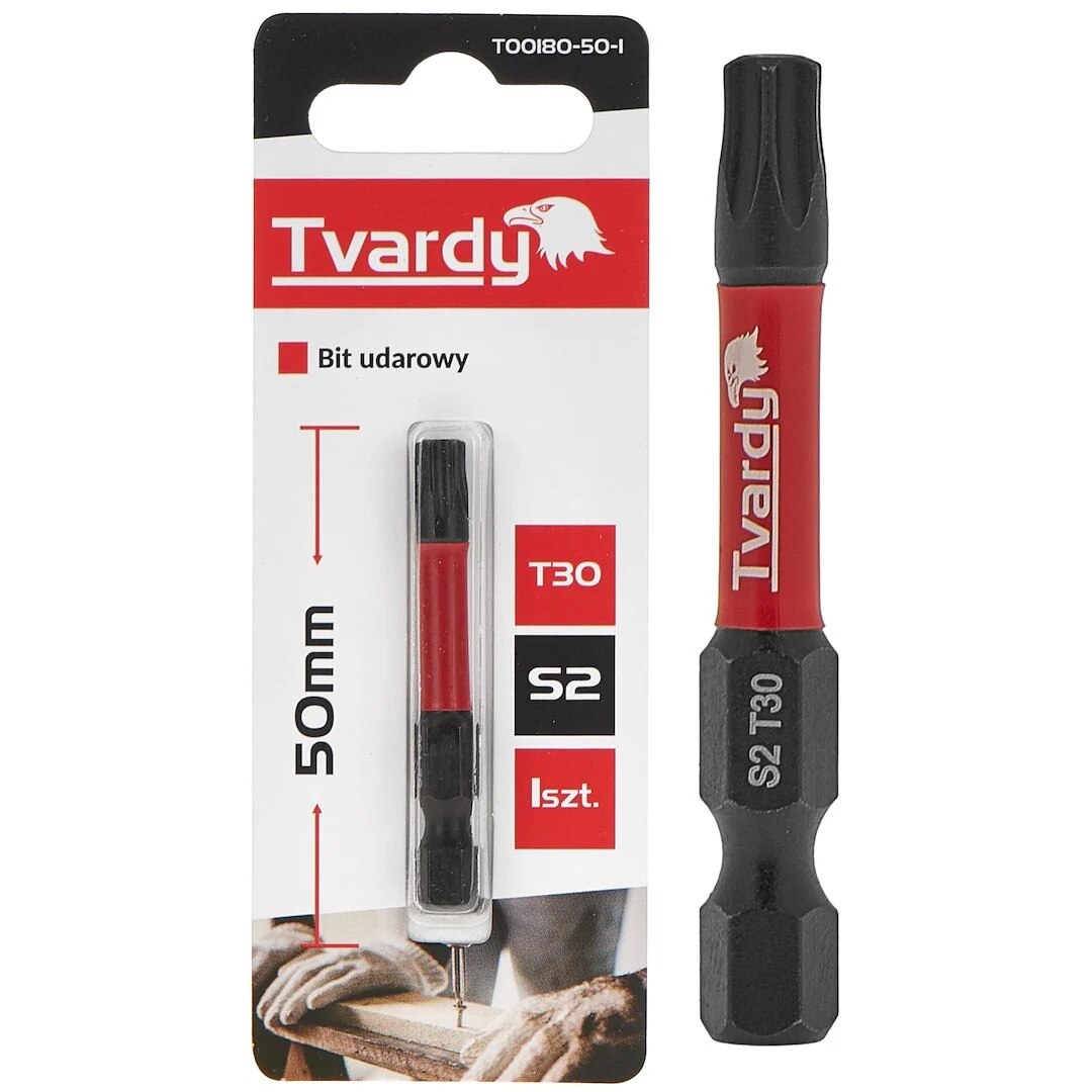 Bituri T30 Bit de impact T30, 50 mm S2, Tvardy T00180-50-1 - eMAG.ro