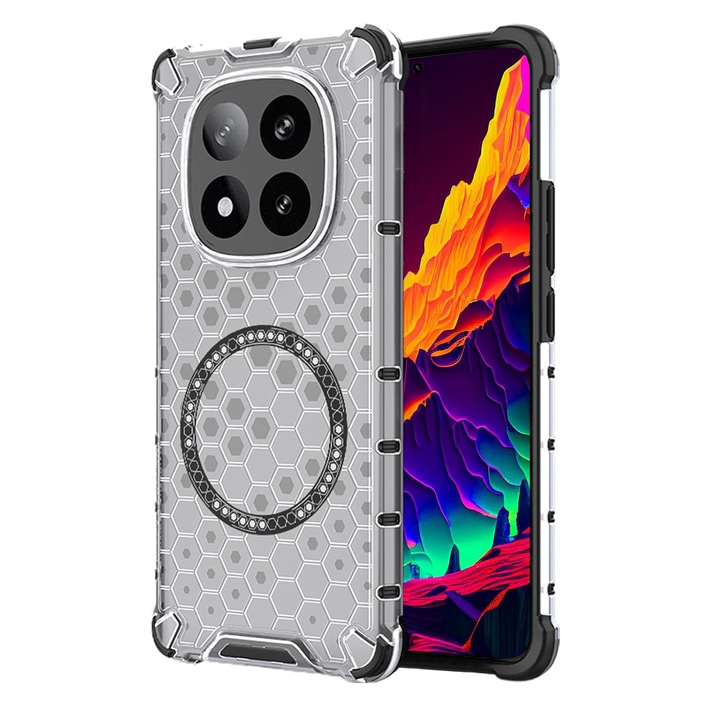 Telefontok, TREXORA, polikarbonát/TPU, MagSafe kompatibilis, Xiaomi Redmi Note 14 Pro Plus készülékhez