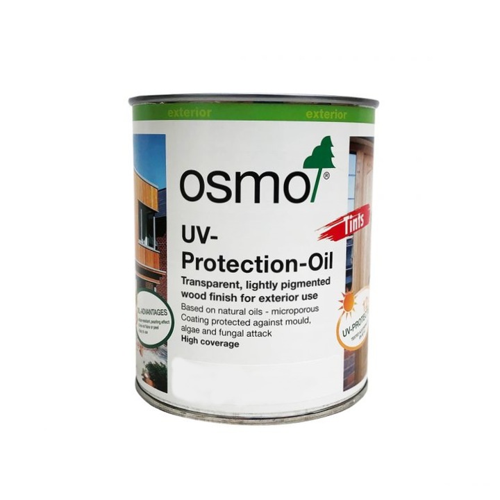 Ulei cu protectie UV pentru exterior, Osmo, UV-Protection-Oil Extra, culoare larice, 0,75 L