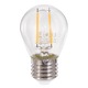 LED крушка E27 2W G45 Filament - Топло бяла (2700K)
