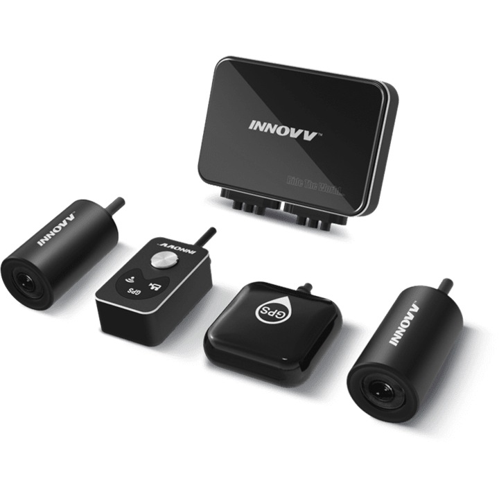 DVR pentru motocicleta, INNOVV K7, Dual Full HD 1080p, Stabilizare Imagine, Rezistent la Apa