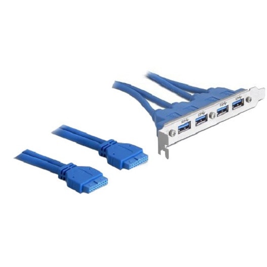 Bracket USB 3.0 4 porturi Delock