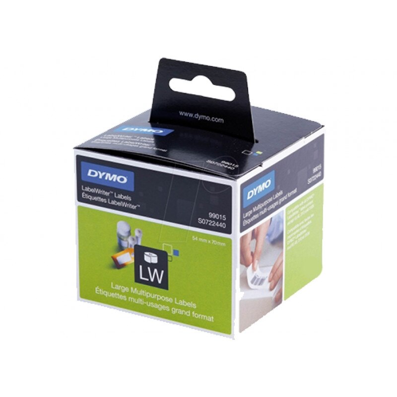 Etichete Dymo LabelWriter DY99018 39x190mm, hartie alba, biblioraft 50mm