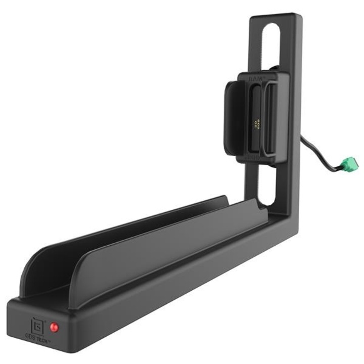 Suport, Ram Mounts, GDS Slide Dock, USB tip A, inaltime ajustabila, culoare neagra, magnetic