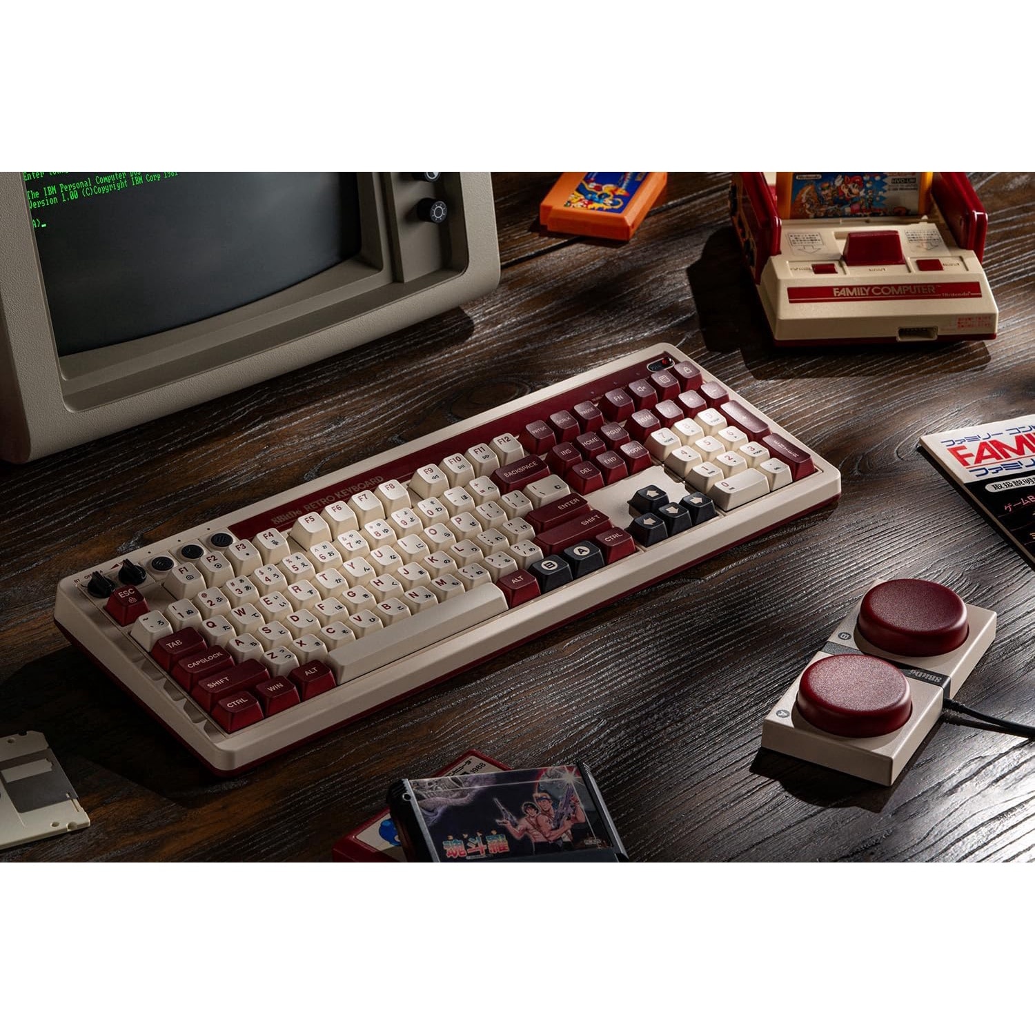 Tastatura Mecanica Wireless 8BitDo Retro 108 si Numpad integrat