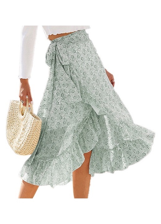 Средна пола, зелена, изработена от качествена материя