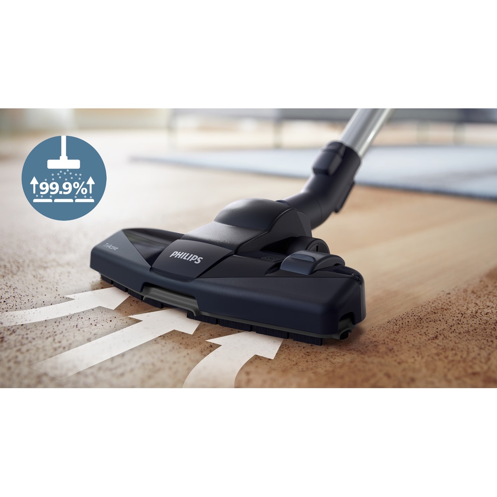 Aspirator cu sac Philips XD5123/10 Seria 5000, 900 W, Sac S-bag 4 l, Filtru HEPA Negru