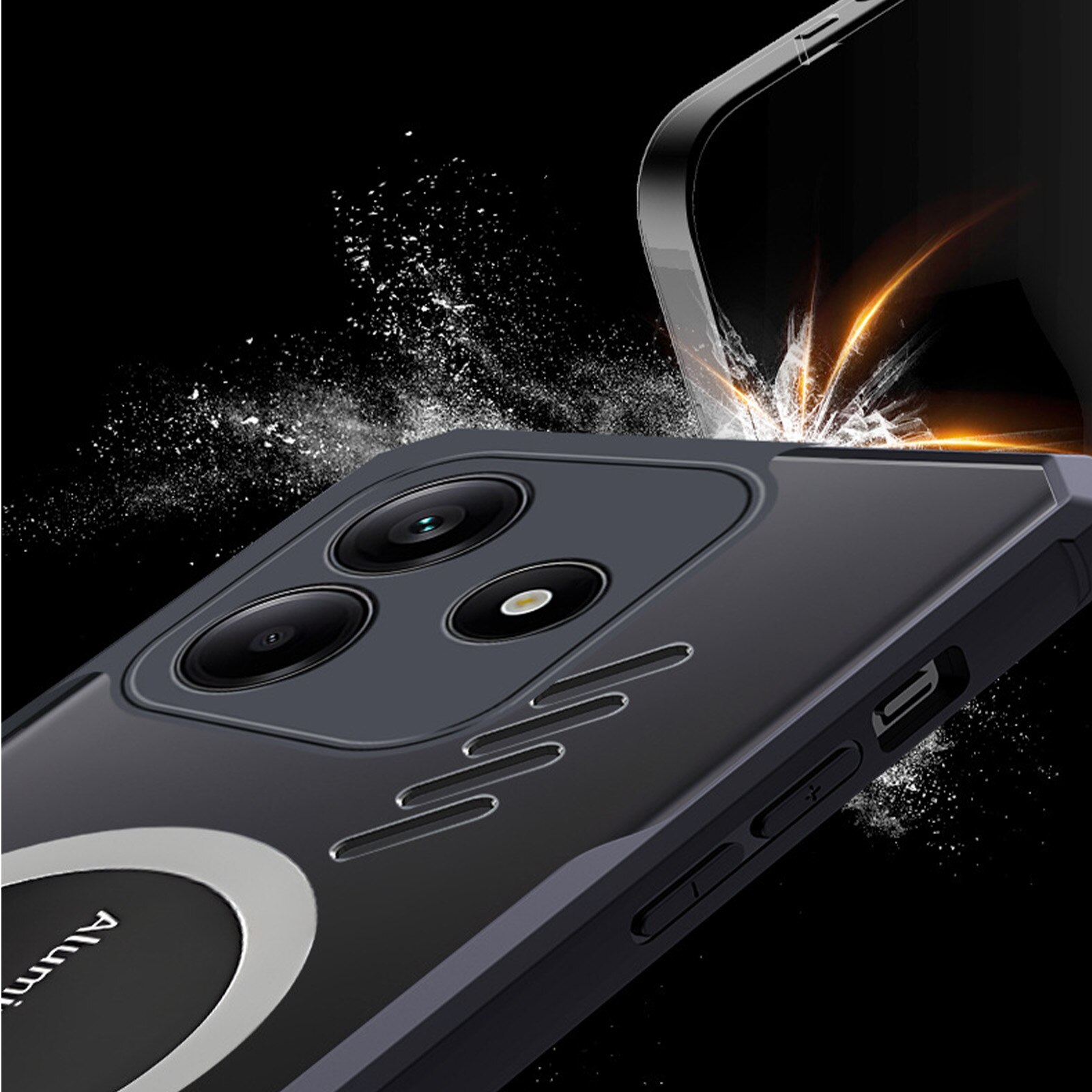 Husa protectie telefon, TREXORA, Pentru Redmi Note 14 Pro Plus, Negru