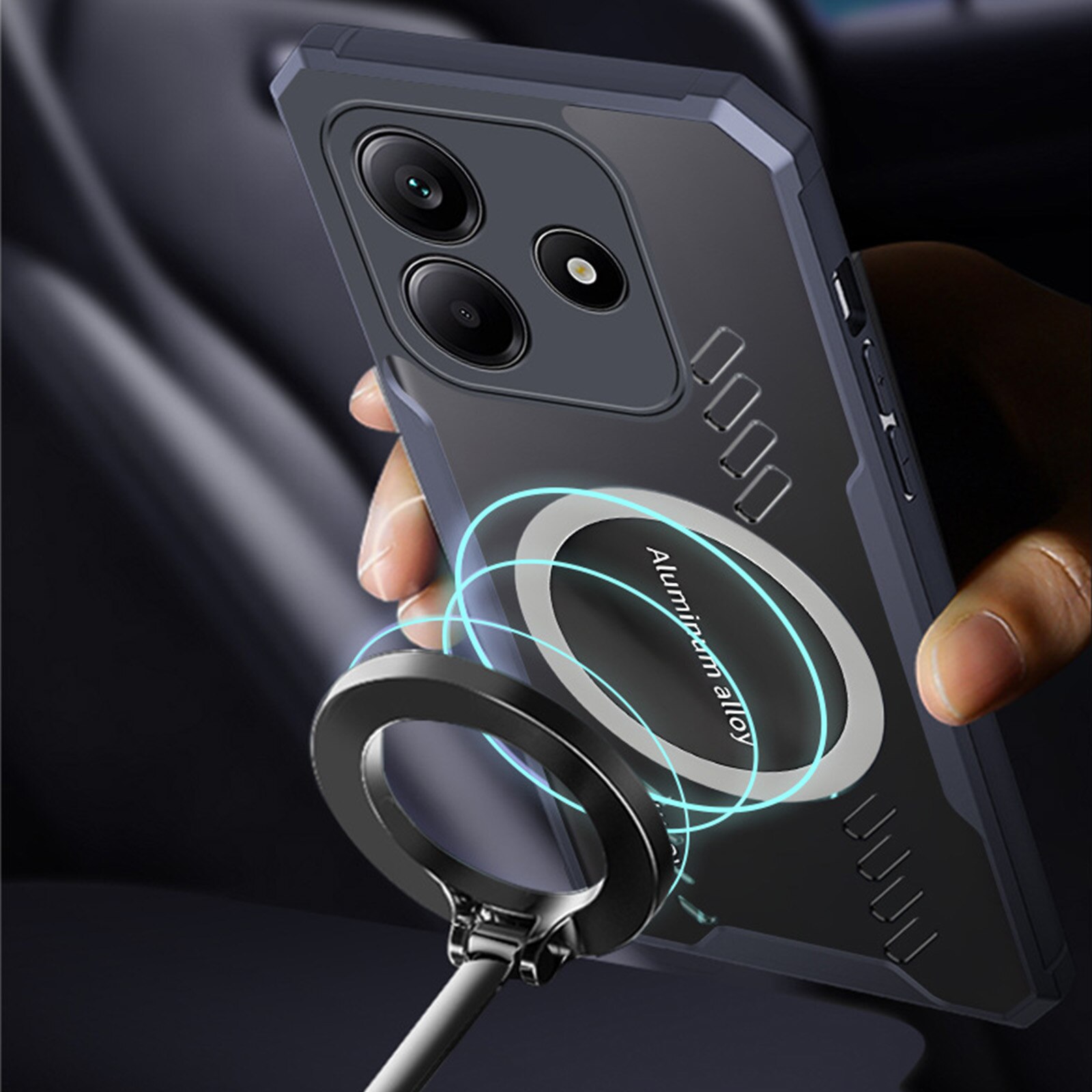 Husa protectie telefon, TREXORA, Pentru Redmi Note 14 Pro Plus, Negru