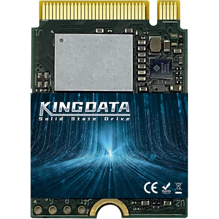 Вътрешен SSD KINGDATA 512GB M.2 2230 NVMe PCIe Gen 4.0, скорости на четене/запис 3500MB/s, 3300MB/s