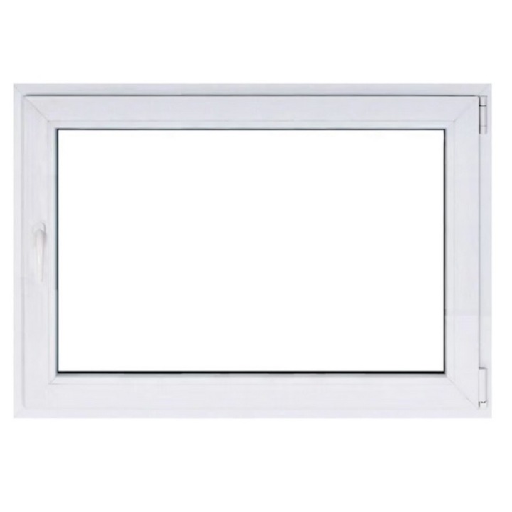 Fereastra PVC, 4 Camere, Alb, Sticla Low-E, Deschidere oscilobatanta, 900x650 mm dreapta