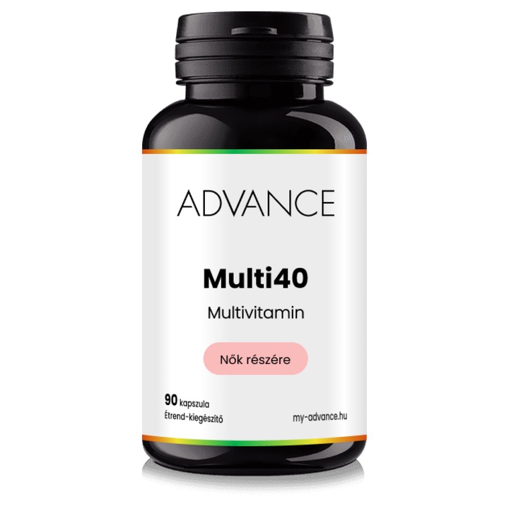 ADVANCE Multi40 nők 90 kapszula - egyedi multivitamin, 40 természetes anyag
