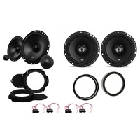 Pachet complet, fata-spate, Volkswagen Passat B6, Difuzoare fata Componente JBL Stage1 601C 200 W, Difuzoare spate JBL Stage1 621F 175 W, Inele Adaptoare, Mufe Plug&Play