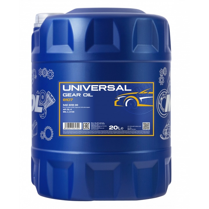 Ulei Hypoid LS 80W-90 GL-4/GL-5 Mannol 20L
