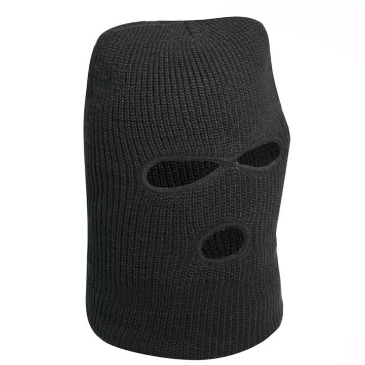 Черна мъжка балаклава 18Х28 см