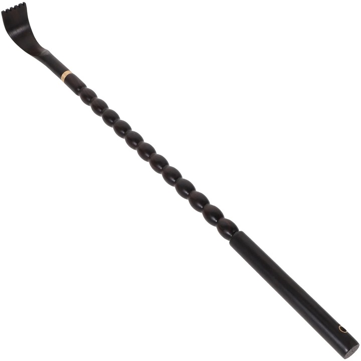 Scarpinator de spate din lemn, 43x2.5x3cm, negru