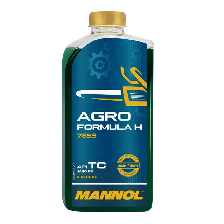 Ulei 2T Mannol agro formula H 1L compatibil HUSQVARNA 1L