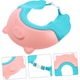 Protectie Baie Pentru Copii Impotriva Samponului, Model Purcelus, Dimensiune ajustabila, Durabil, Usor de curatat, De protectie la dus, baie, TPE+PP, Roz