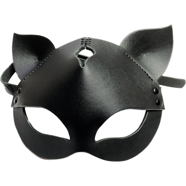 Masca, Please, Piele naturala, Negru
