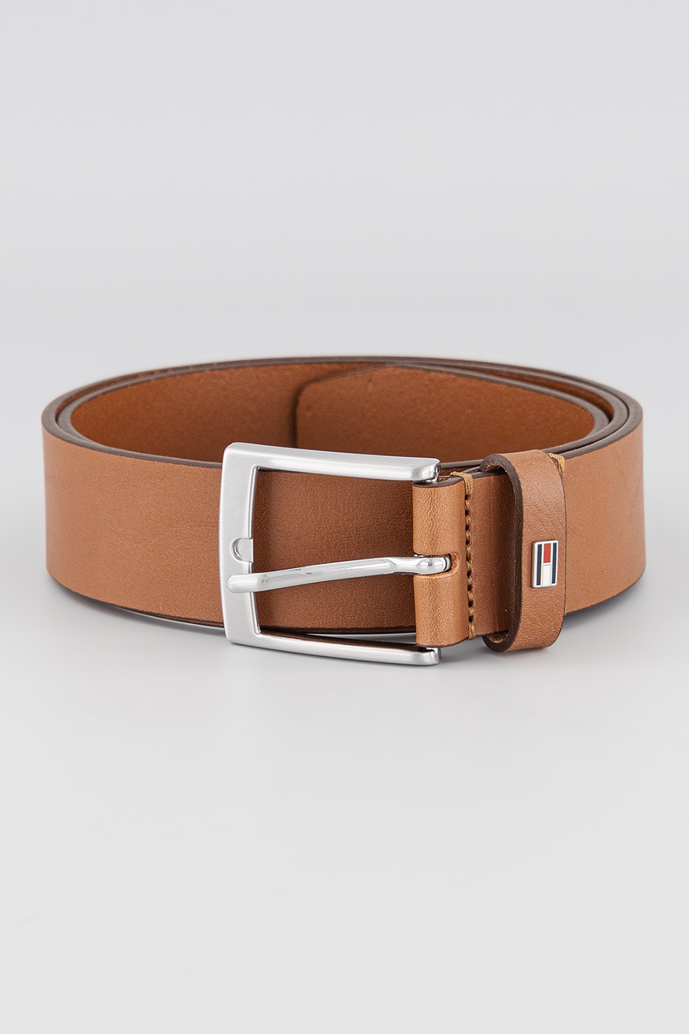 Tommy Hilfiger, Curea de piele Adan, Caramel, 105