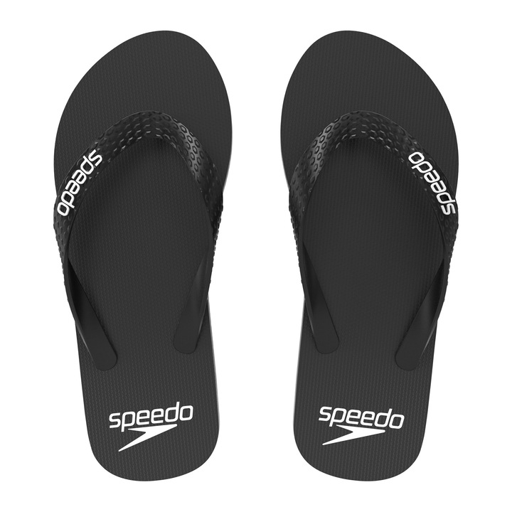 Slapi Speedo, negru, pentru barbati, confortabili, din spuma EVA, 42 EU