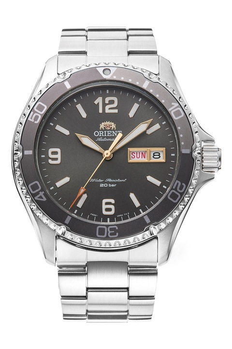 ORIENT, Kerek rozsdamentes acél karóra, Ezüstszín