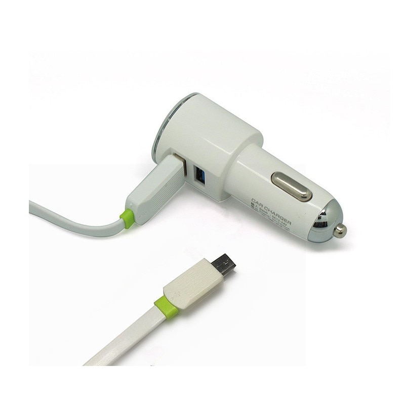 Incarcator auto Ldnio incarcare rapida 3.4A + cablu Lightning Iphone