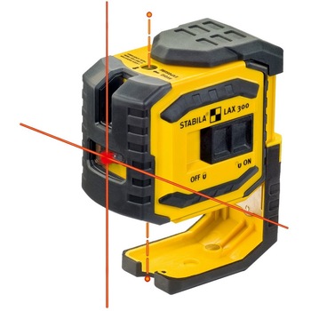 Nivela laser LAX 300 - 2 linii incrucisate si 2 puncte fir cu plumb Nivela laser LAX 300 - 2 linii incrucisate si 2 puncte fir cu plumb