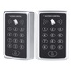 Sistem de Control Acces RFID, BOMSTOM, Capacitate 1000 Utilizatori, Dispozitiv de acces stand alone cu actionare prin cartela de proximitate sau cod, Negru