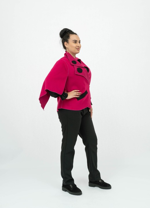 Jacheta roz cu detalii