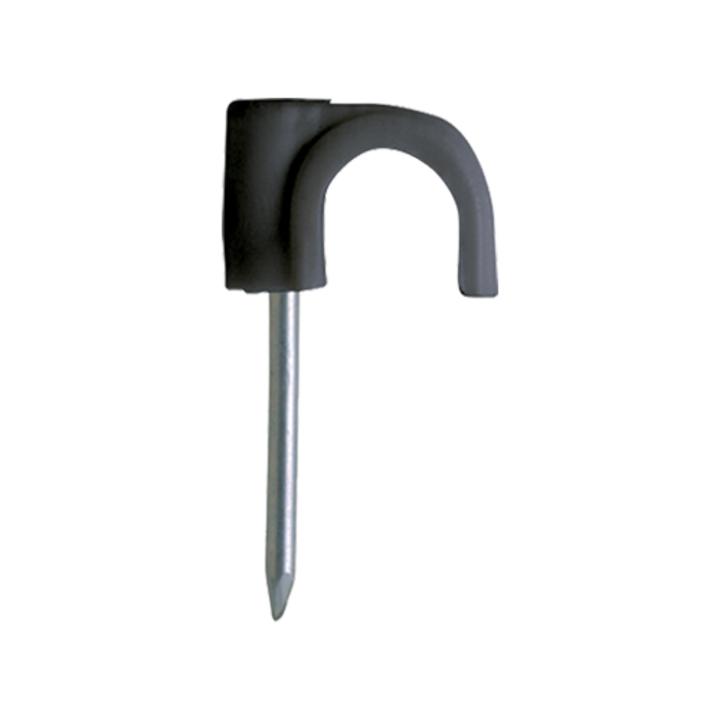 Kábelkötegelő szeggel RN-6, fekete (500 db) - CELO 46PLG