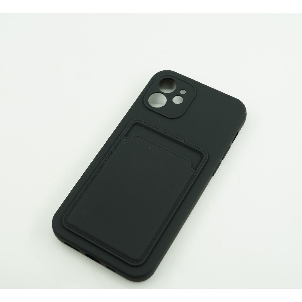 Husa protectie cu suport card compatibila cu Samsung S20FE Negru