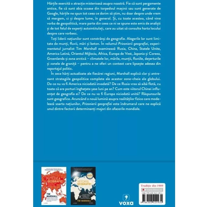 Prizonierii geografiei, Tim Marshall - eMAG.ro
