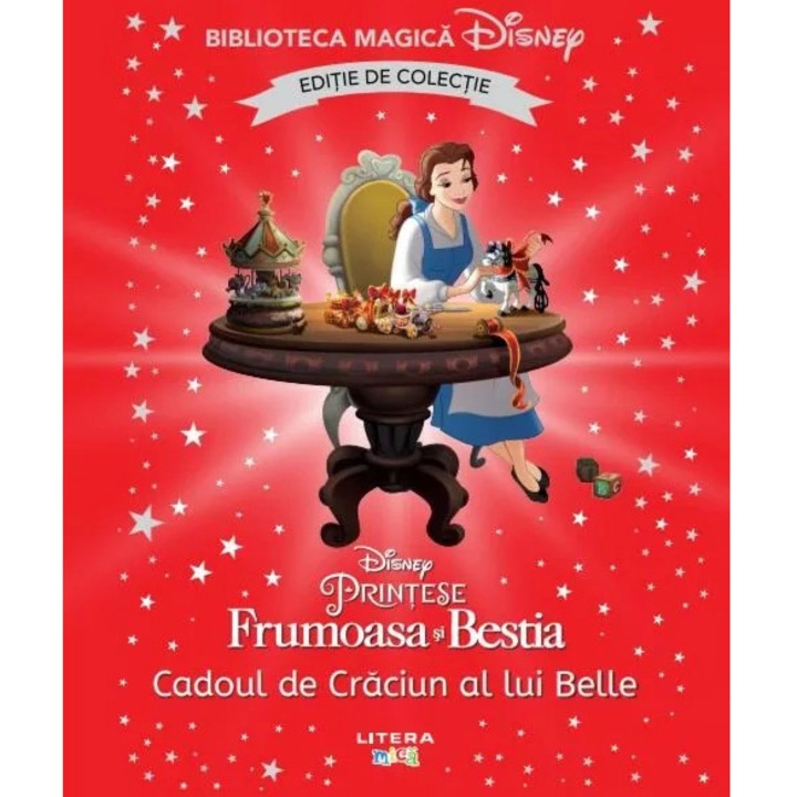 Disney printese. Cadoul de Craciun al lui Belle. Biblioteca magica. Editie de colectie
