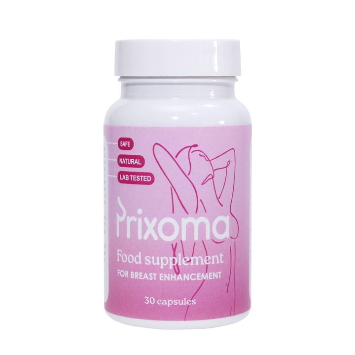 Prixoma Natural Breast Enhancement – Vitamina C & Zinc, 30 capsule