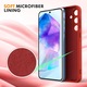 Калъф Soft Touch, тънък, ALC Mobile, противоударен, съвместим със Samsung Galaxy A16, червен Tpu