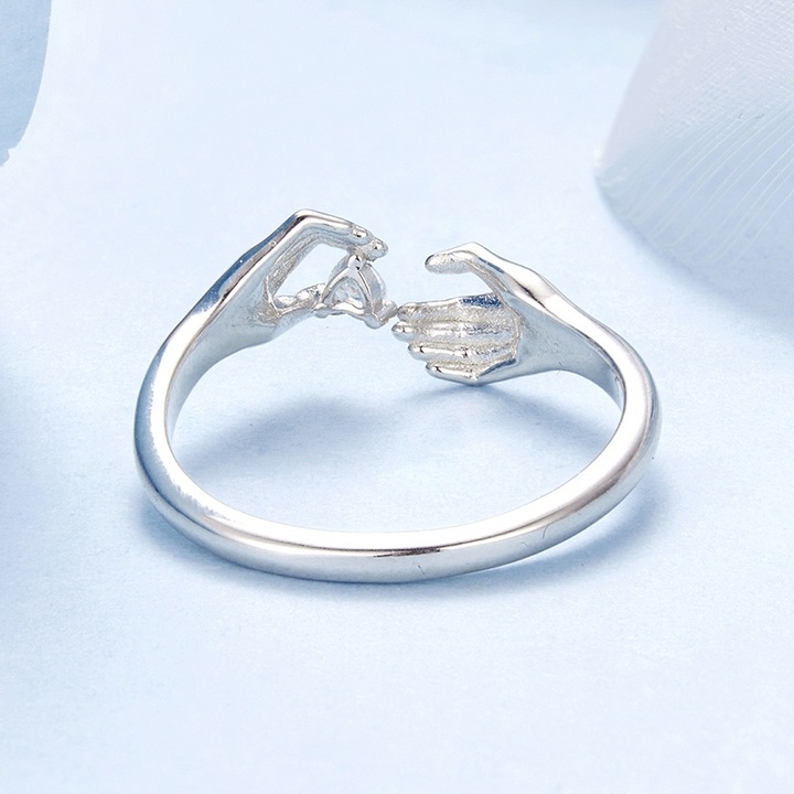 Inel argint Inima Daruita, BeSpecial, IZT0330