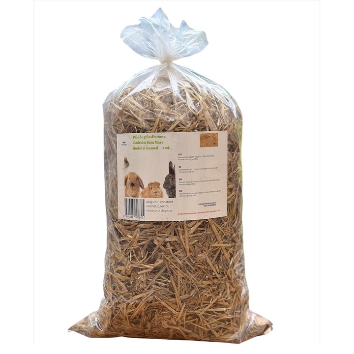 Paie de grau din zona Codrului Satu Mare 110L, 3kg, fara impuritati, ambalat manual