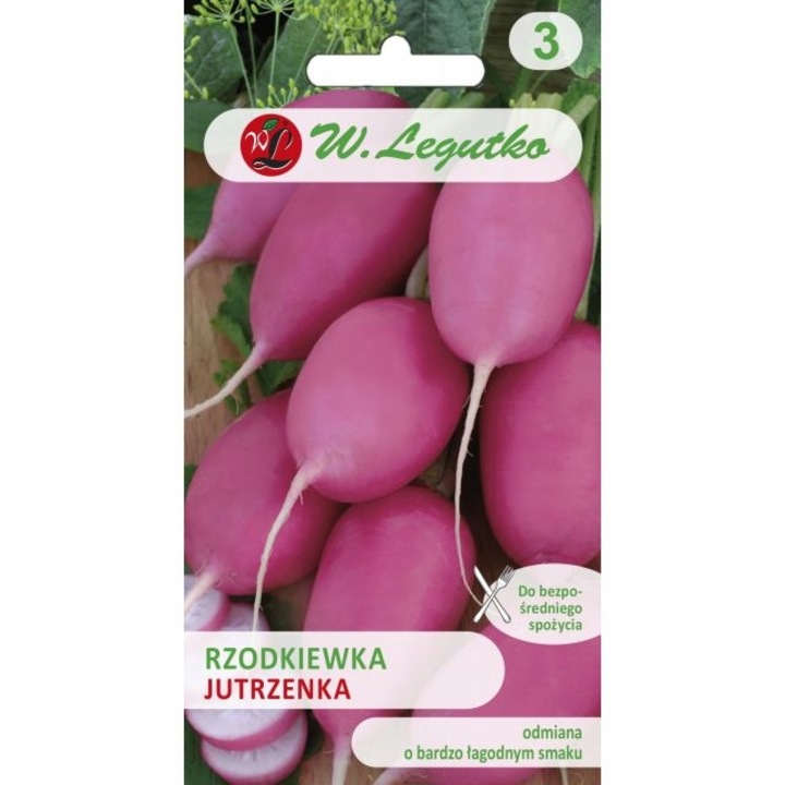 Seminte de Radacini Poldluga Roza Jutrzenka, 5g, roz, legume