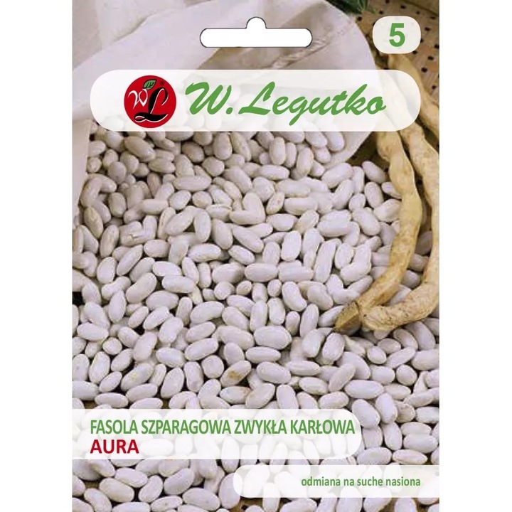 Fasola Szparagowa Legutko, 50g, seminte, karlowa, 30-40cm x 4-6cm